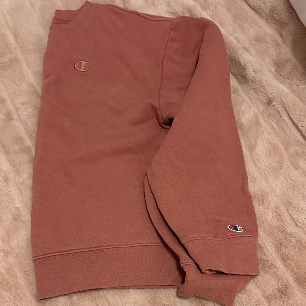Champion Men's Terracotta Crewneck Sweater